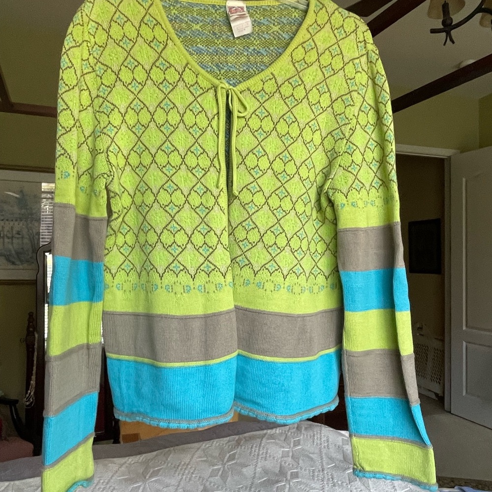 Colorful Patterned Women's Sweater